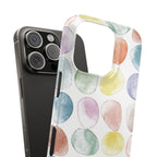 Colorful Watercolor Organic Circle Phone Cases
