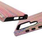 Pink Pastels Feather Marbled Vintage Design iPhone 16 + Samsung + Apple + Google - all models