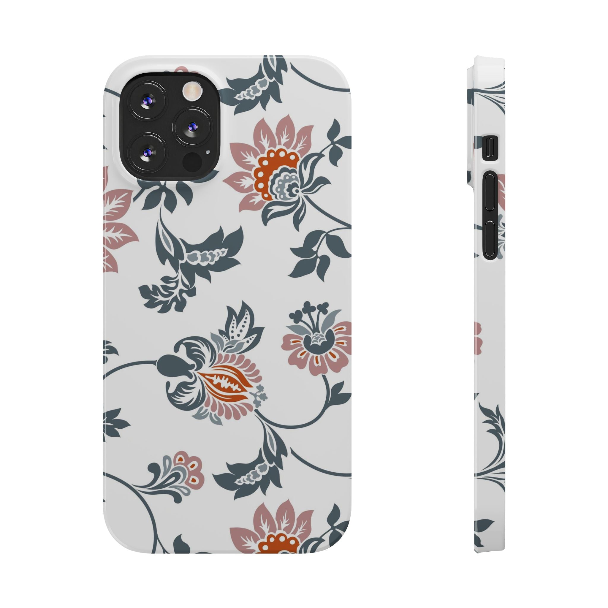 Pink and Green Floral
