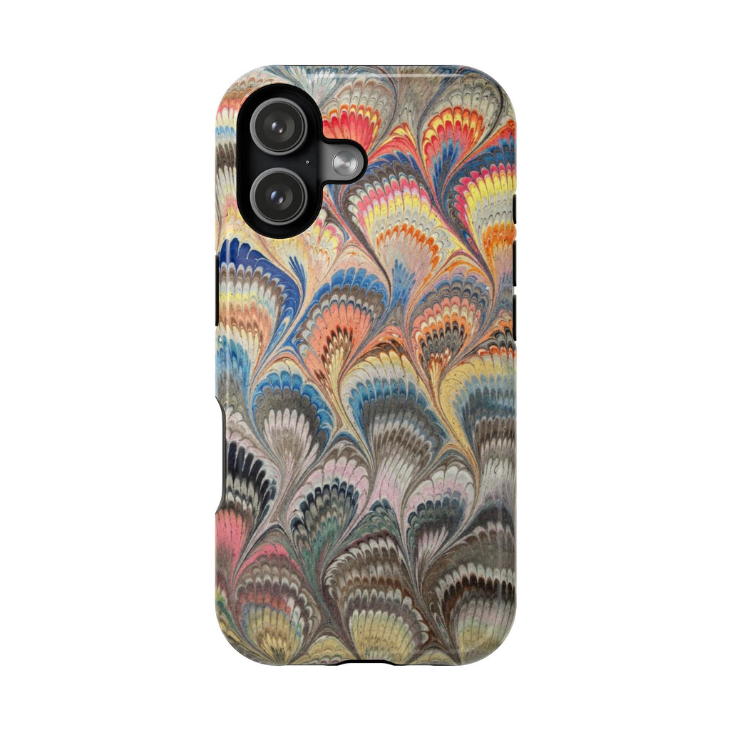 Multi-Color Marbled Phone Case, Dual Layer Phone Cover