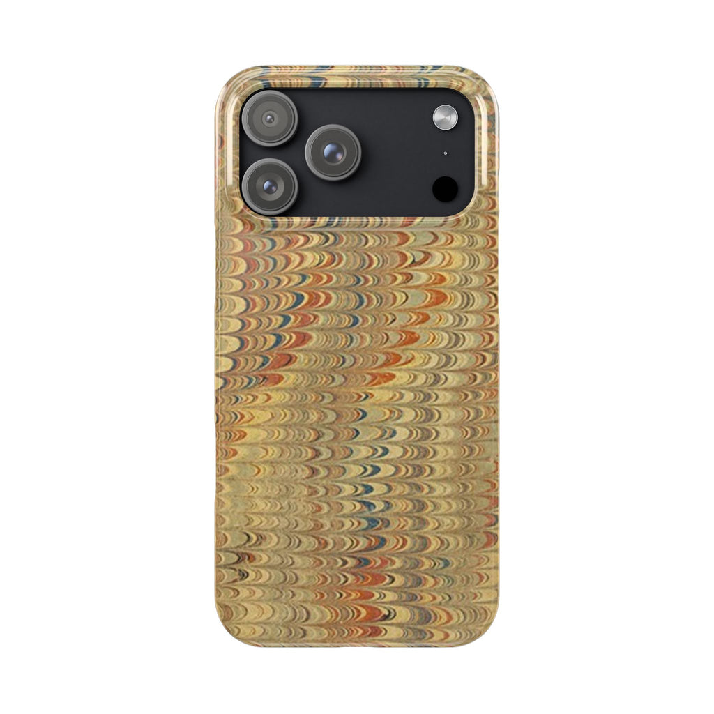 Phone Cases - Golden Fall Neutrals Italian Marbled Design, Gift for Art Lovers, Customizable and Stylish