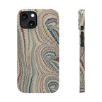 Beige and Neutrals Italian Vintage Marbled Paper Design on iPhone 17 + All Cases