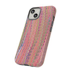 Pink Pastels Feather Marbled Vintage Design iPhone 16 + Samsung + Apple + Google - all models