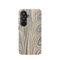 Italian Beige & Blue Marble Phone Case - Dual Layer Case - Impact-Resistant Durable Case for Apple & Samsung