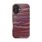 Burgundy and Blue Hues Italian Vintage Marble Design for Apple + Samsung