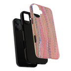 Pink Pastels Feather Marbled Vintage Design iPhone 16 + Samsung + Apple + Google - all models