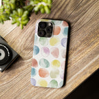 Colorful Watercolor Organic Circle Phone Cases