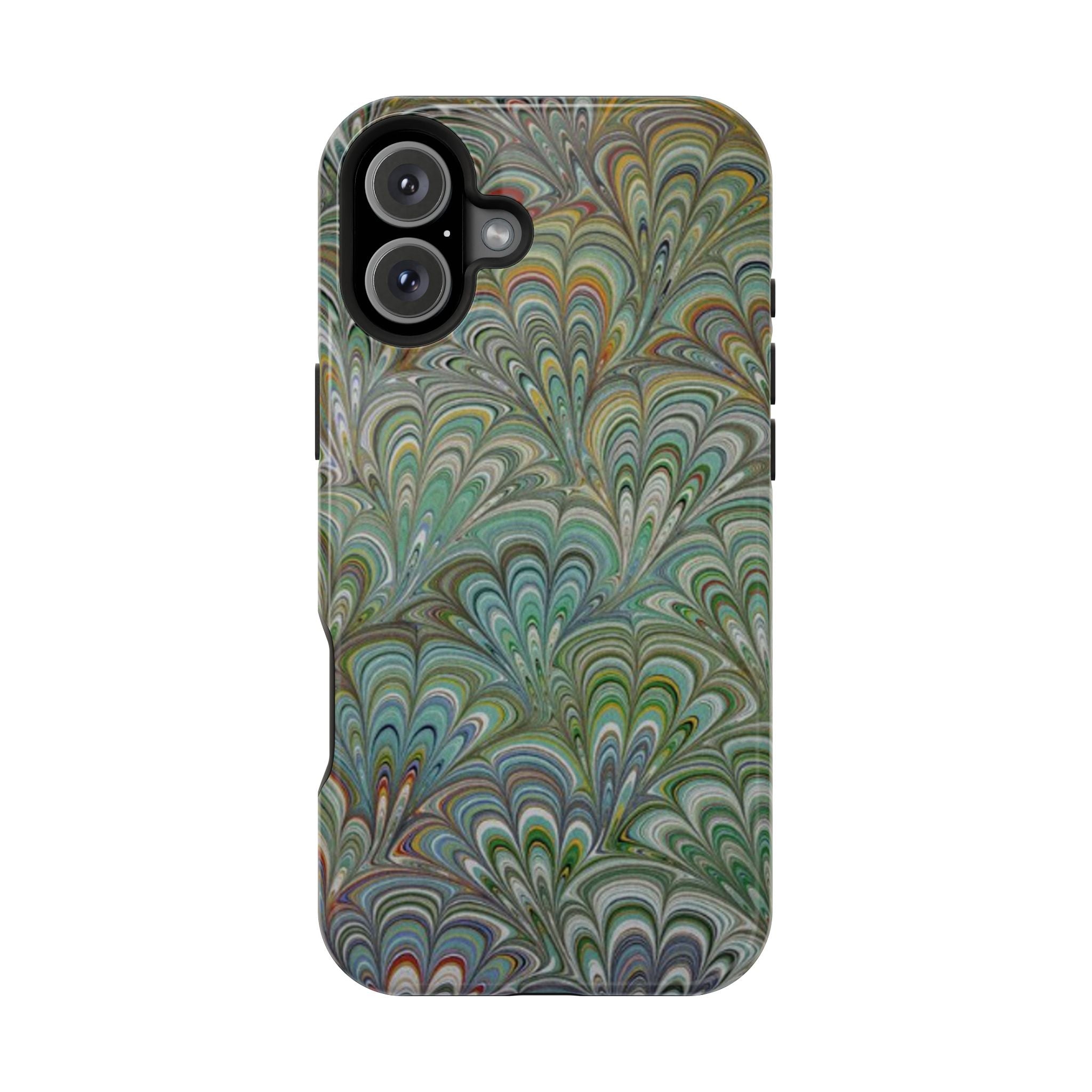 Italian Peacock Green Highly Durable Phone Case for Apple + Samsung