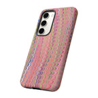 Pink Pastels Feather Marbled Vintage Design iPhone 16 + Samsung + Apple + Google - all models