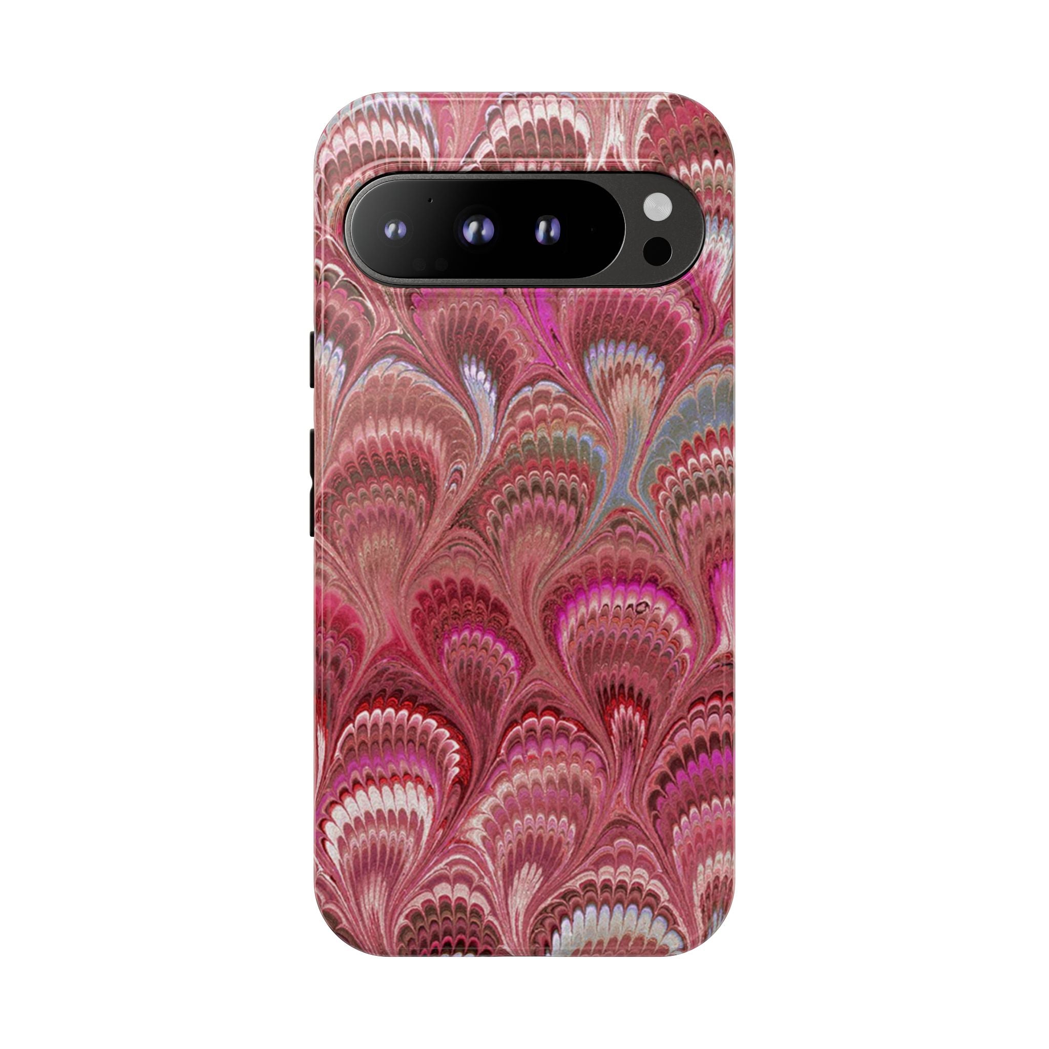 Shades of Pink Marbled Phone Case — Tough Protective Phone Cover