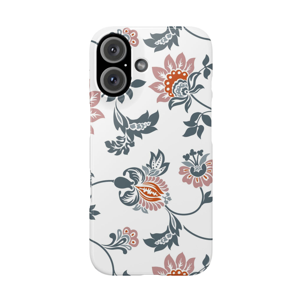 Pink and Green Floral