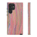 Pink Pastels Feather Marbled Vintage Design iPhone 16 + Samsung + Apple + Google - all models