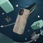 Italian Beige & Blue Marble Phone Case — Impact-Resistant Durable Case for Apple & Samsung