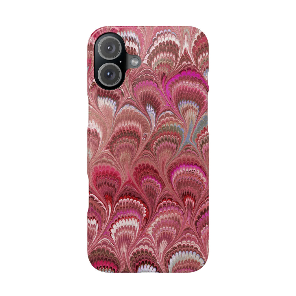 Shades of Pink Marbled Phone Case — Tough Dual Layer Phone Cover