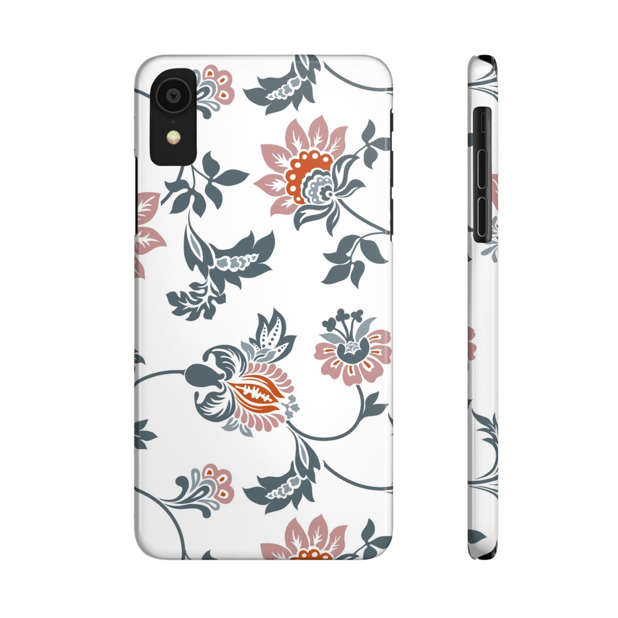 Pink and Green Floral