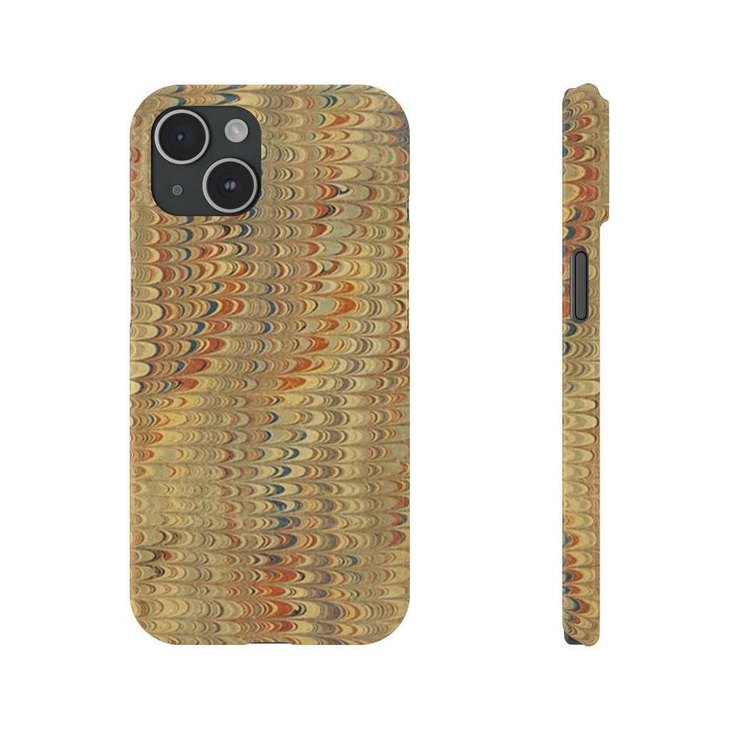 Phone Cases - Golden Fall Neutrals Italian Marbled Design, Gift for Art Lovers, Customizable and Stylish