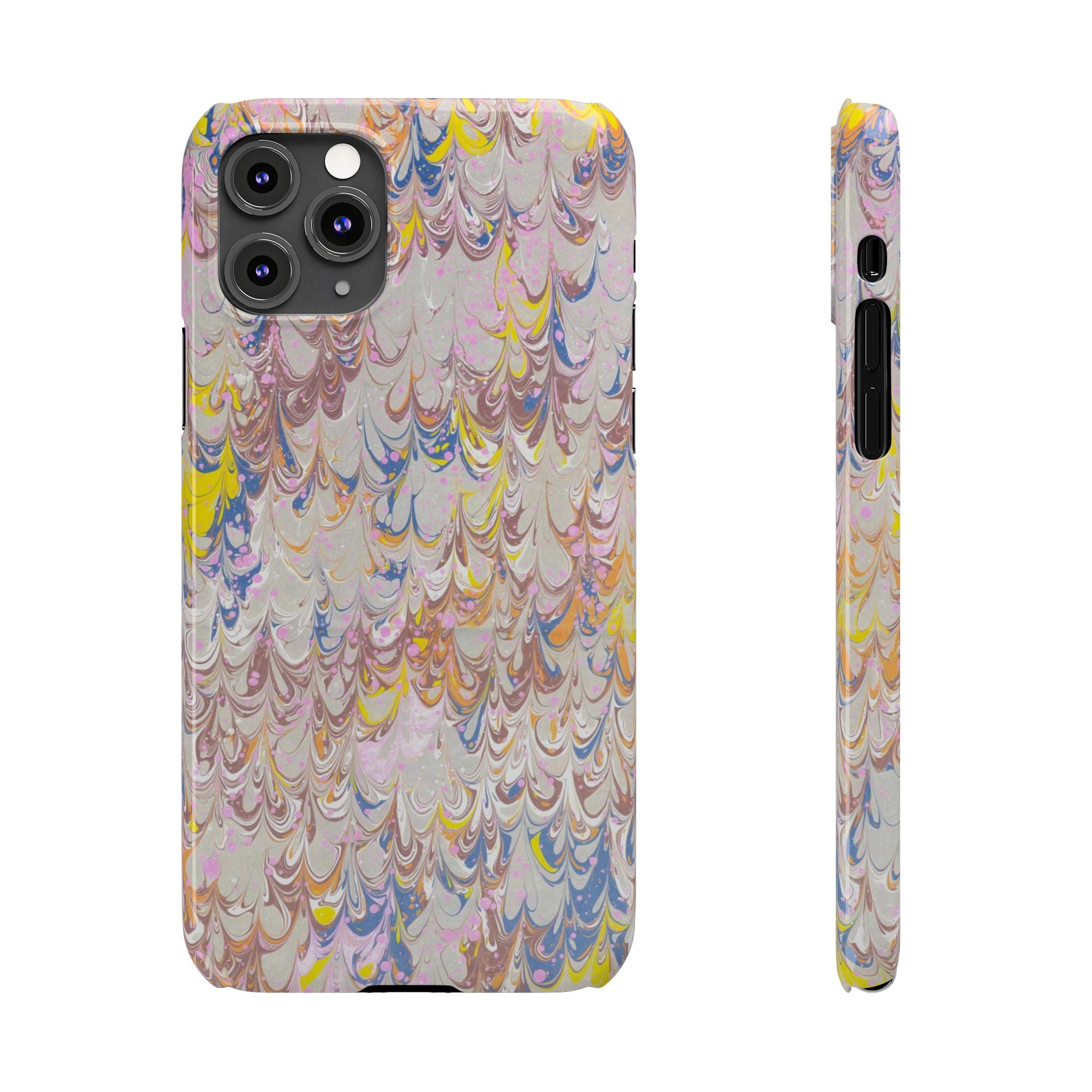 Multi-Color Italian Marbled Designed, Slim Phone Cases, Case-Mate