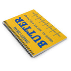 Retro Yellow Notebook - Ruled Line Journal