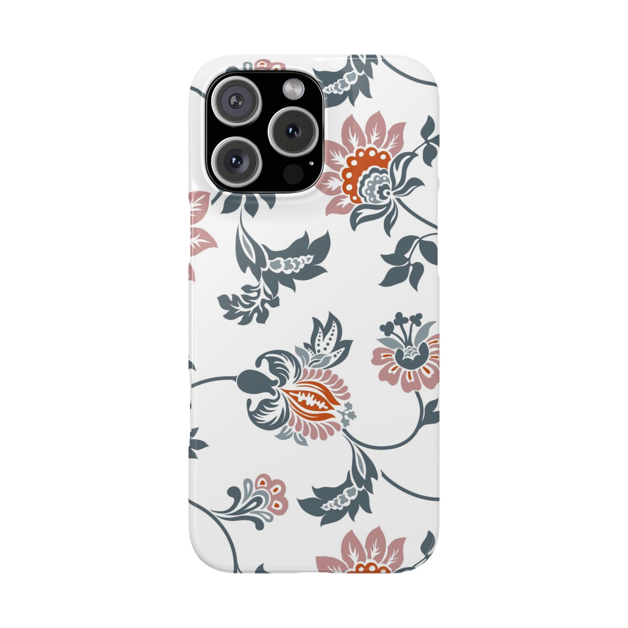 Pink and Green Floral