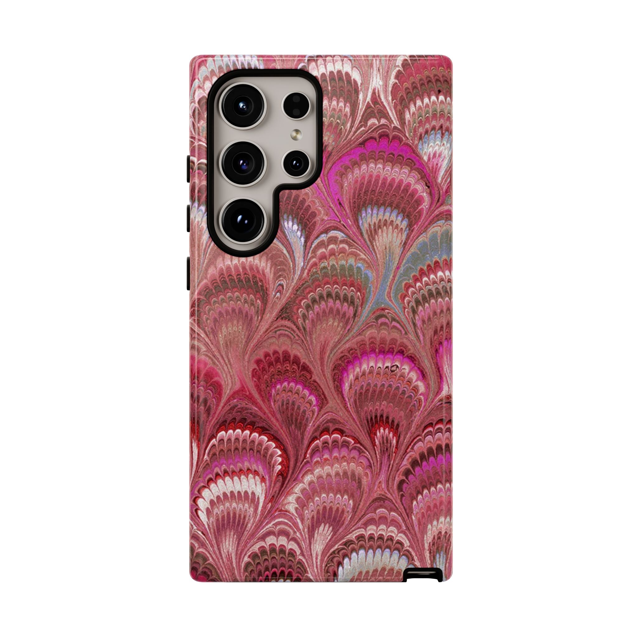 Shades of Pink Marbled Phone Case — Tough Protective Phone Cover