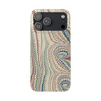 Beige and Neutrals Italian Vintage Marbled Paper Design on iPhone 17 + All Cases