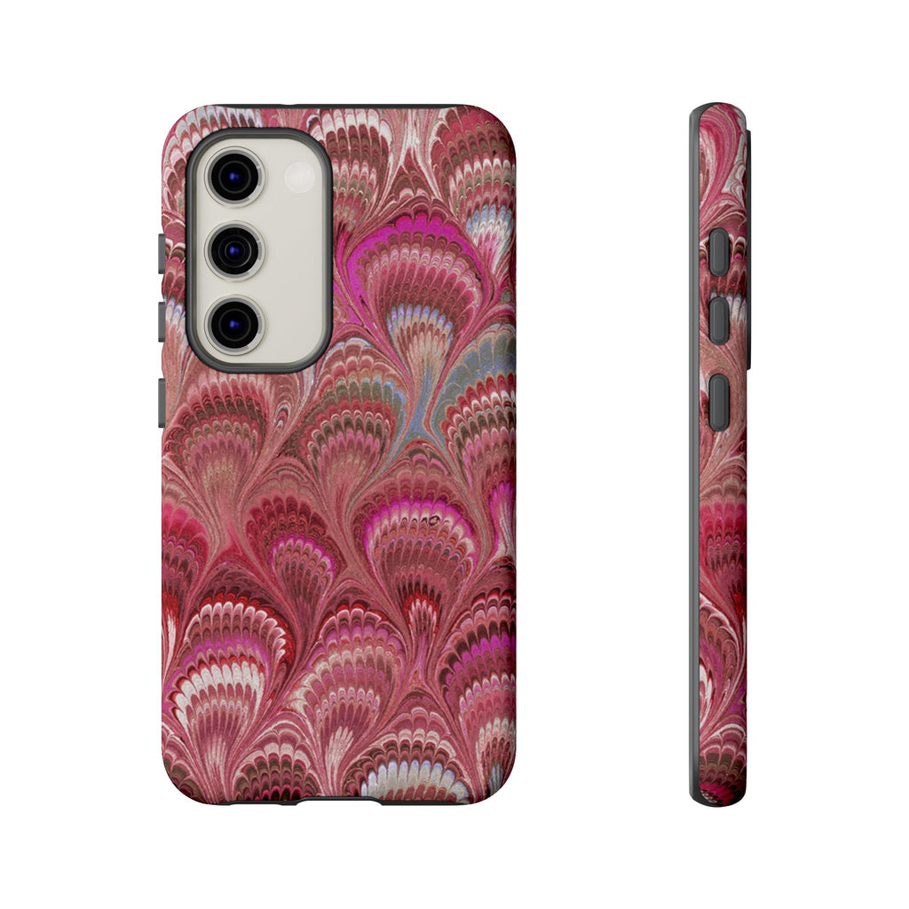 Shades of Pink Marbled Phone Case — Tough Protective Phone Cover