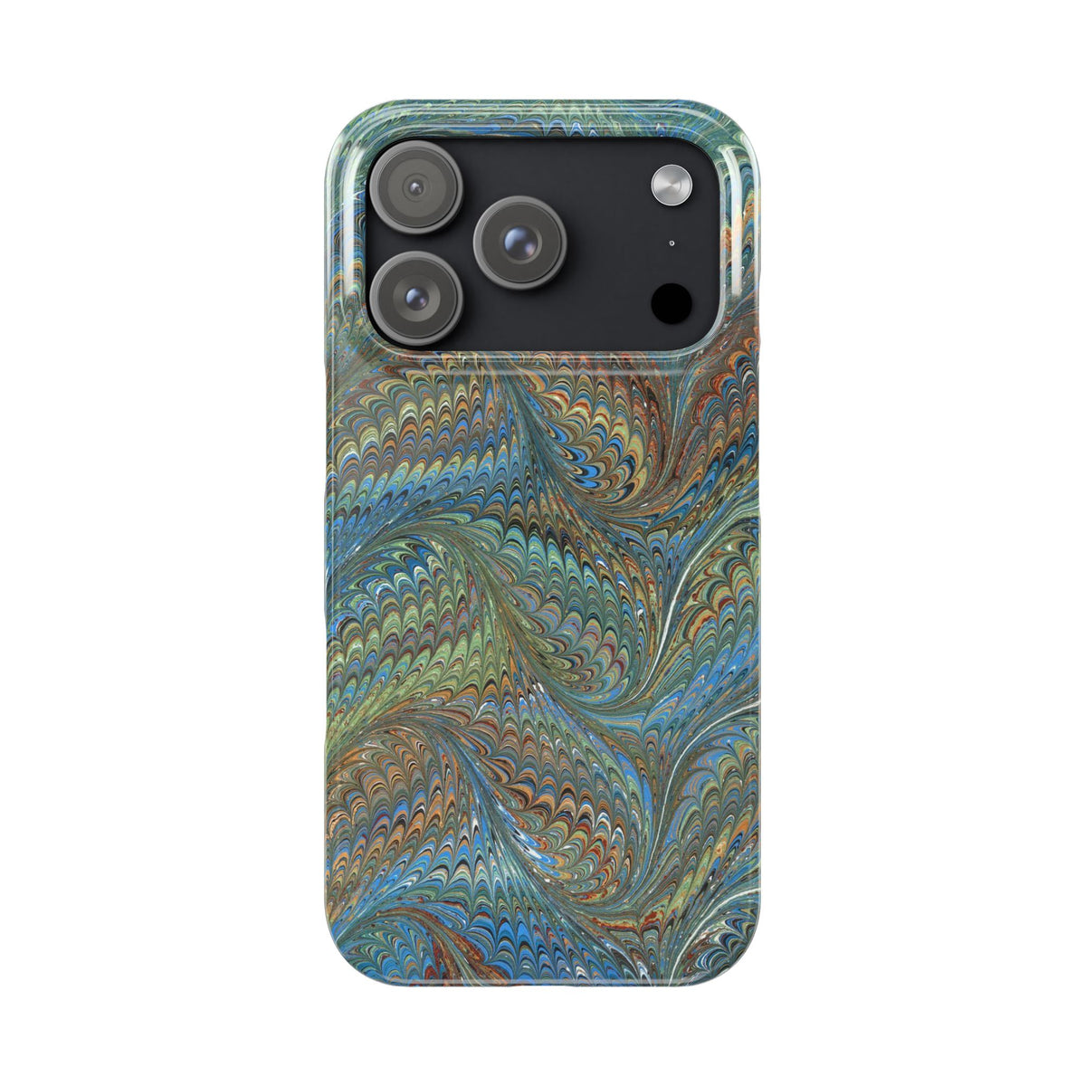 Blue and Green Swirl