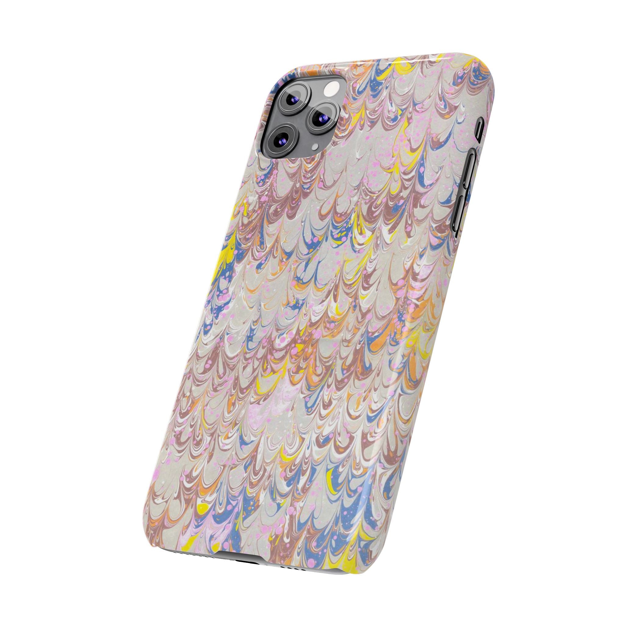 Multi-Color Italian Marbled Designed, Slim Phone Cases, Case-Mate