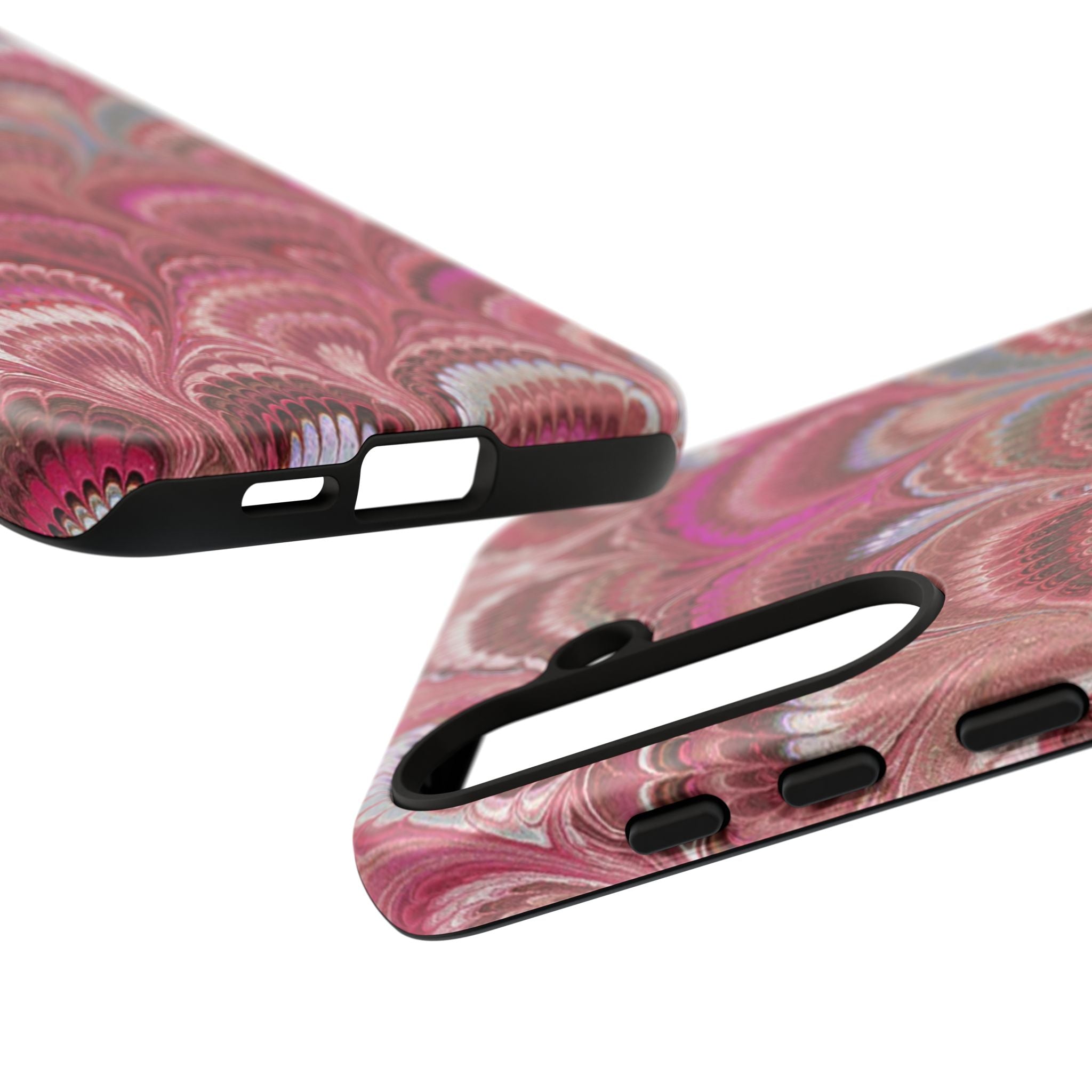 Shades of Pink Marbled Phone Case — Tough Protective Phone Cover