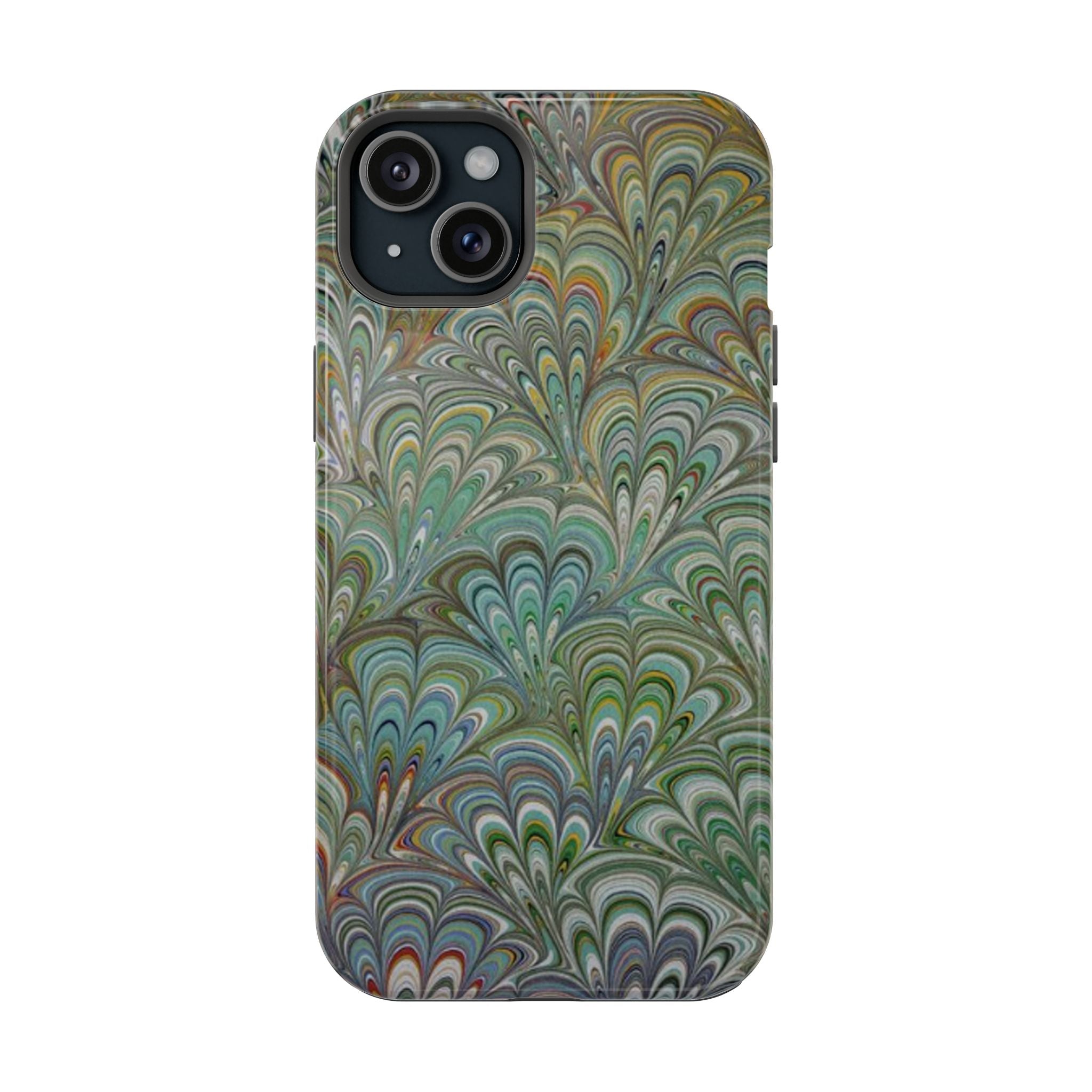 Italian Peacock Green Highly Durable Phone Case for Apple + Samsung