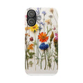 Floral Phone Cases, Slim Protective Cover, Pressed Flowers Design, iPhone 17 Case, Botanical Phone Accessories, Floral Theme Phone Case
