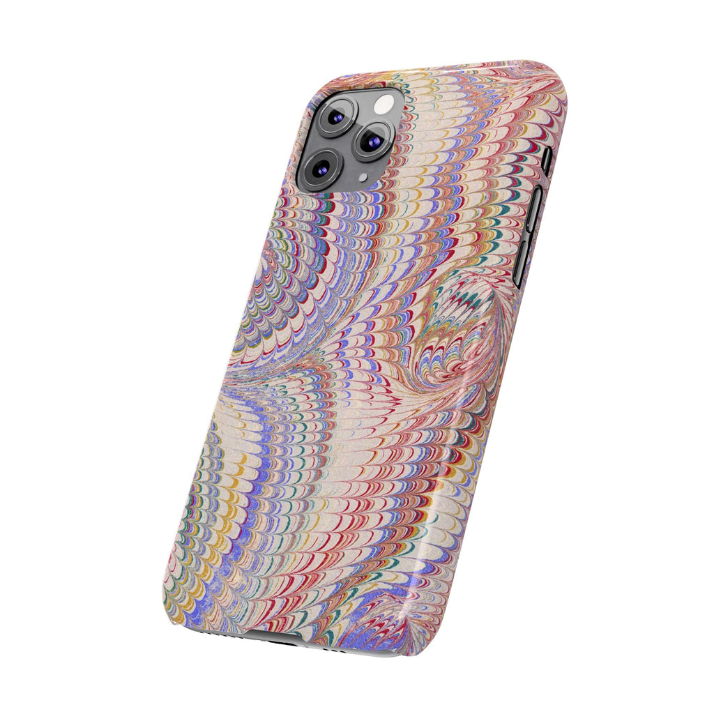 Pink Pastel Marbled Design, Italy Feather IPHONE17 + All Phone Cases
