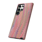 Pink Pastels Feather Marbled Vintage Design iPhone 16 + Samsung + Apple + Google - all models
