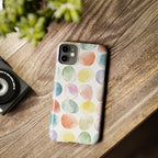 Colorful Watercolor Organic Circle Phone Cases