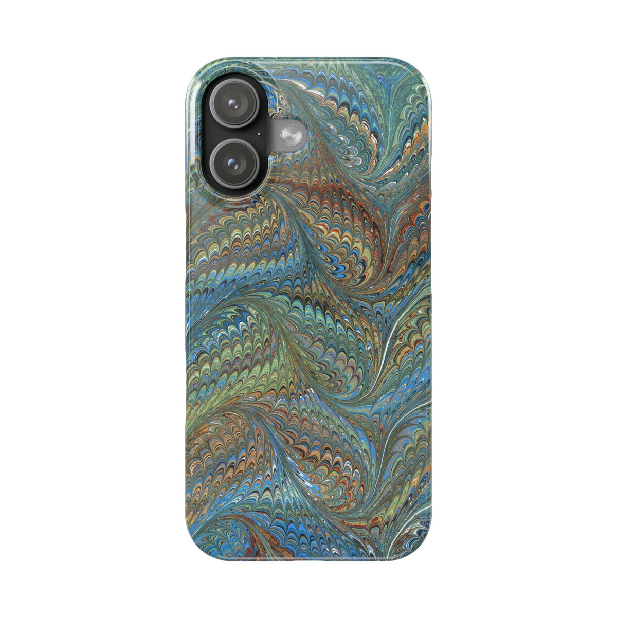 Blue and Green Swirl