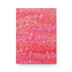 Vintage Italian Marbled Hardcover Journal - Pink