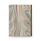 Hardcover Journal Matte with Vintage Italian Feather Marble Design