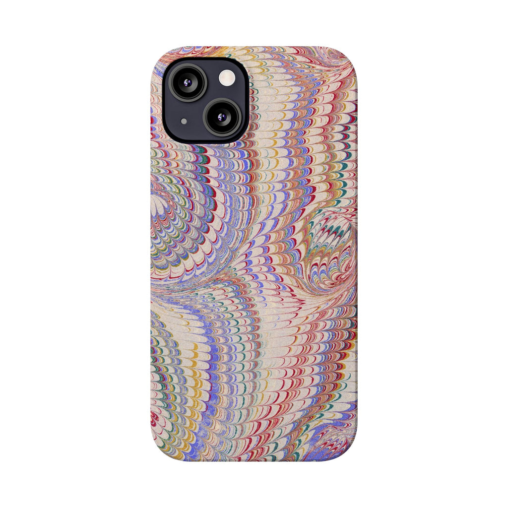 Pink Pastel Marbled Design, Italy Feather IPHONE17 + All Phone Cases