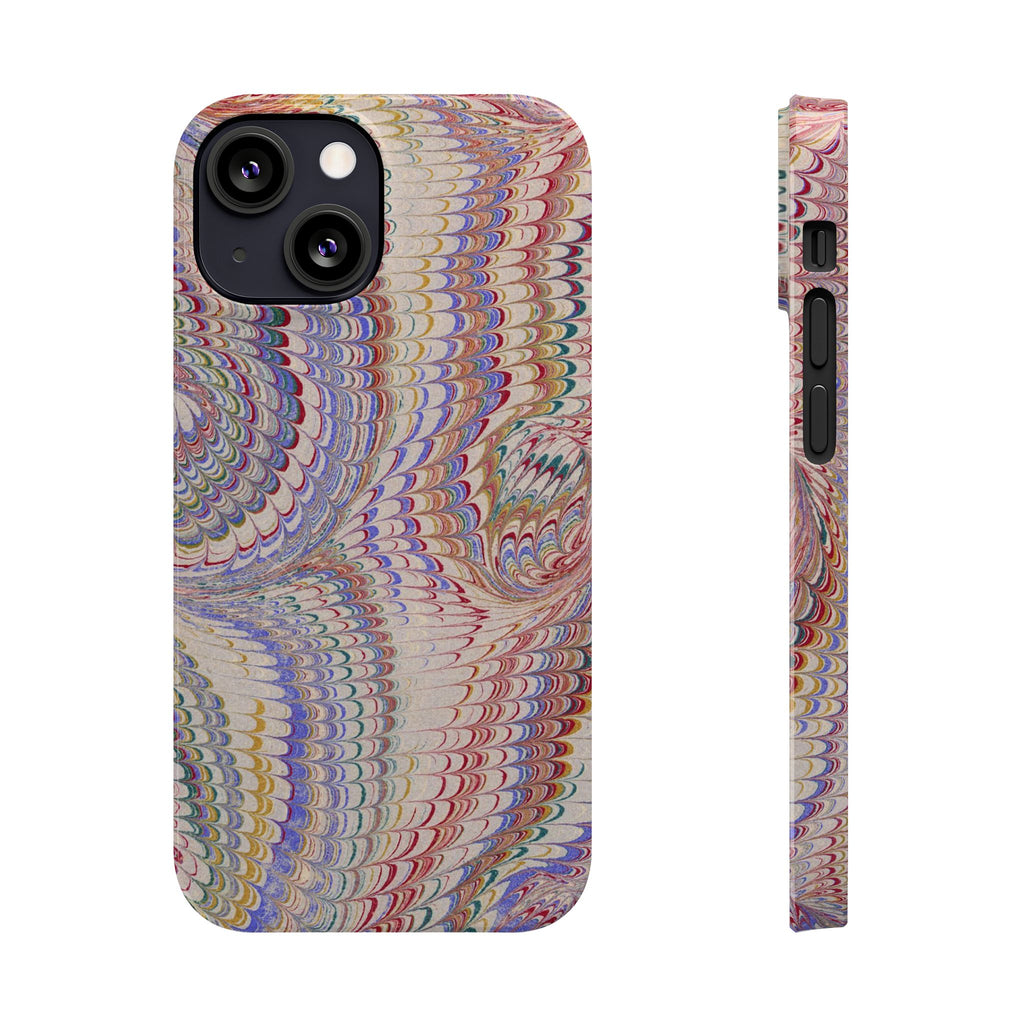 Pink Pastel Marbled Design, Italy Feather IPHONE17 + All Phone Cases