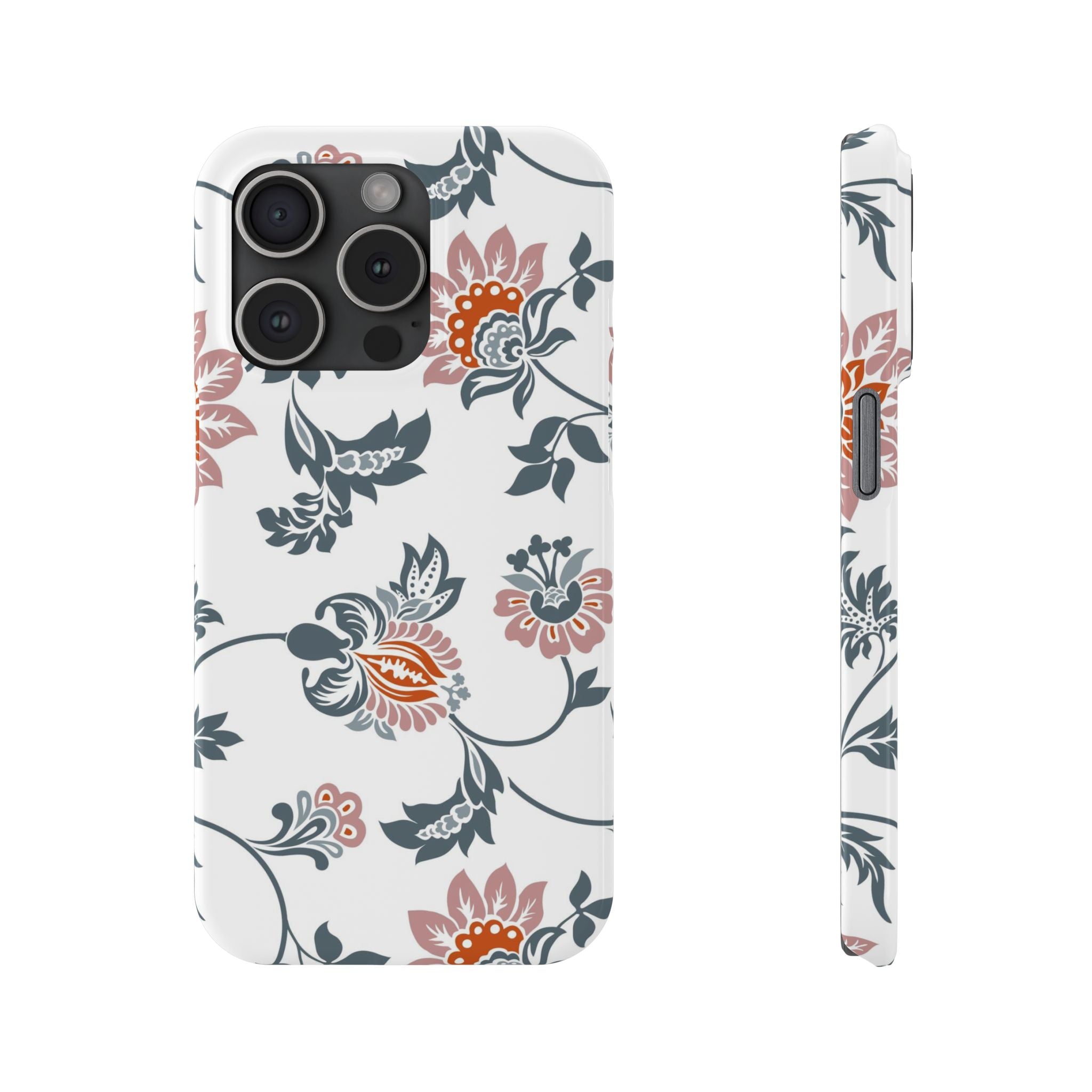 Pink and Green Floral