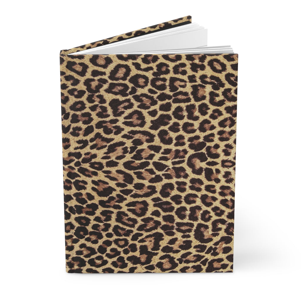 Leopard Print on Hardcover Journal Matte