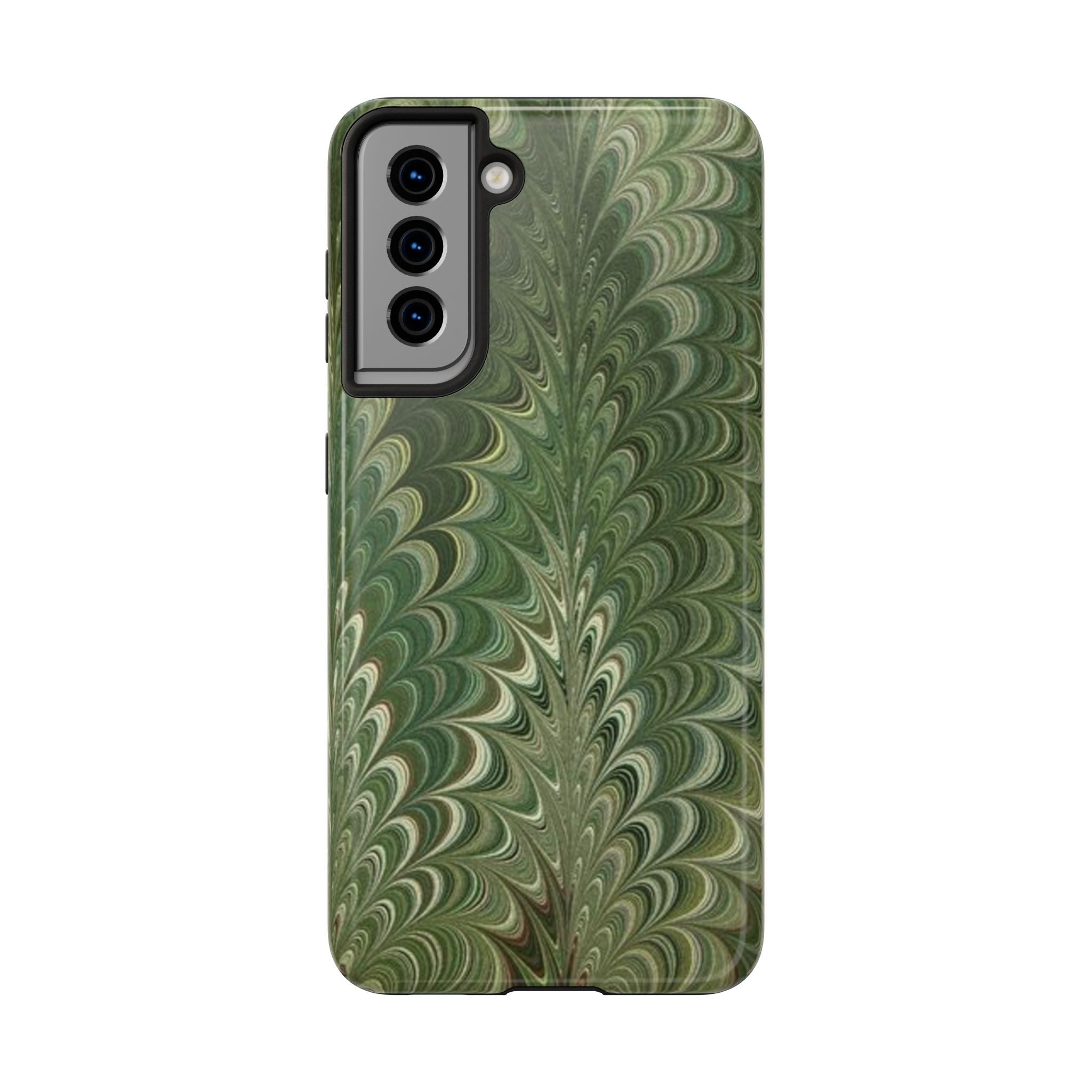 Deep Green Marble Italian Durable Phone Case