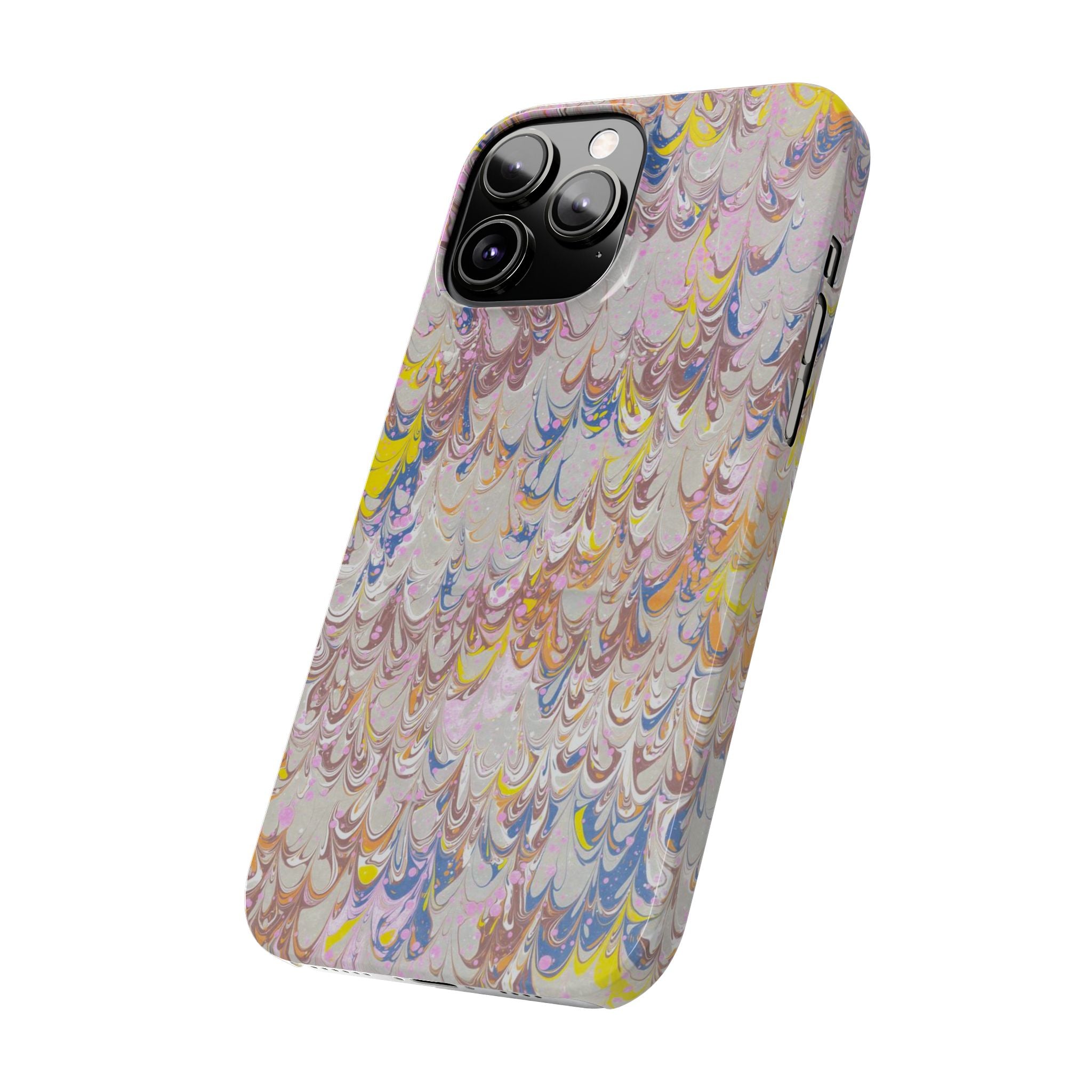 Multi-Color Italian Marbled Designed, Slim Phone Cases, Case-Mate