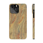 Phone Cases - Golden Fall Neutrals Italian Marbled Design, Gift for Art Lovers, Customizable and Stylish