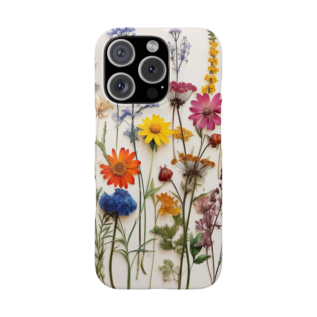 Bright Floral Phone Case - Single Layer Slim Case