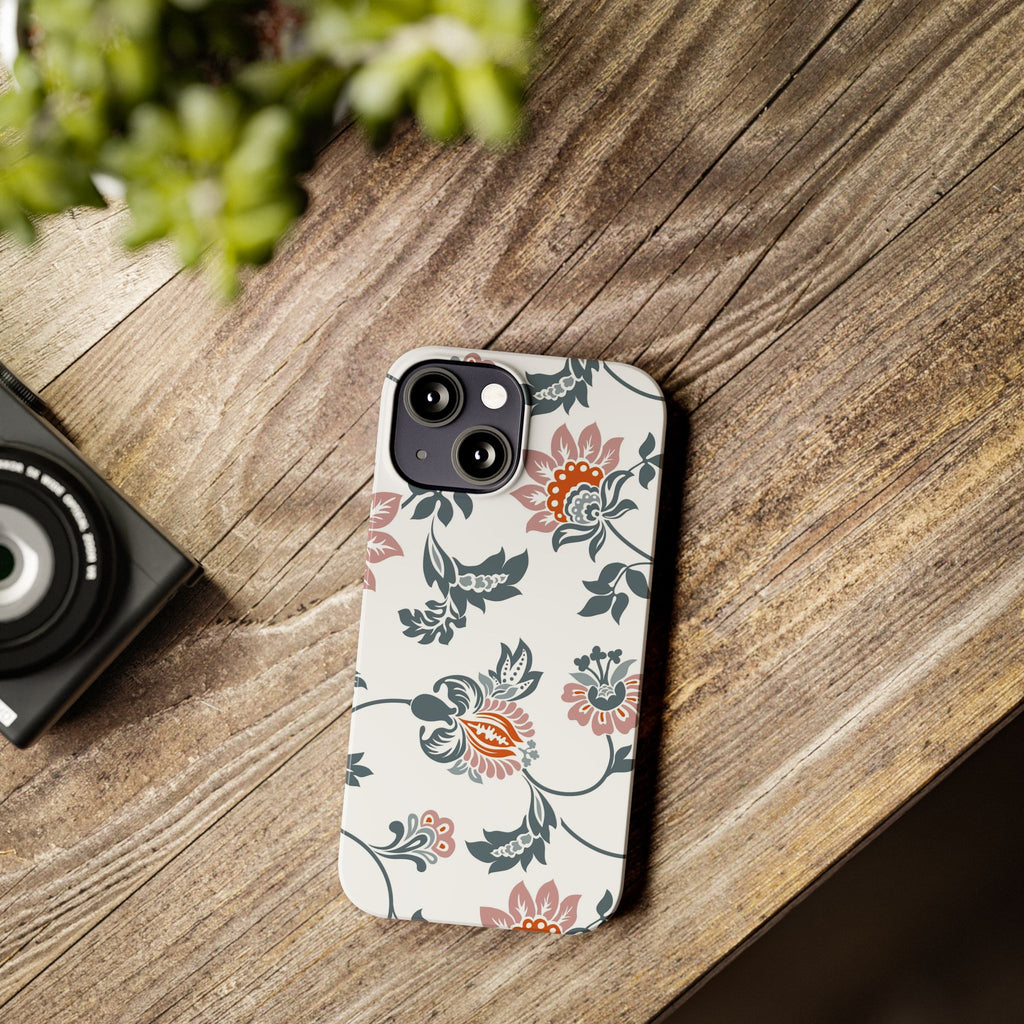 Pink and Green Floral
