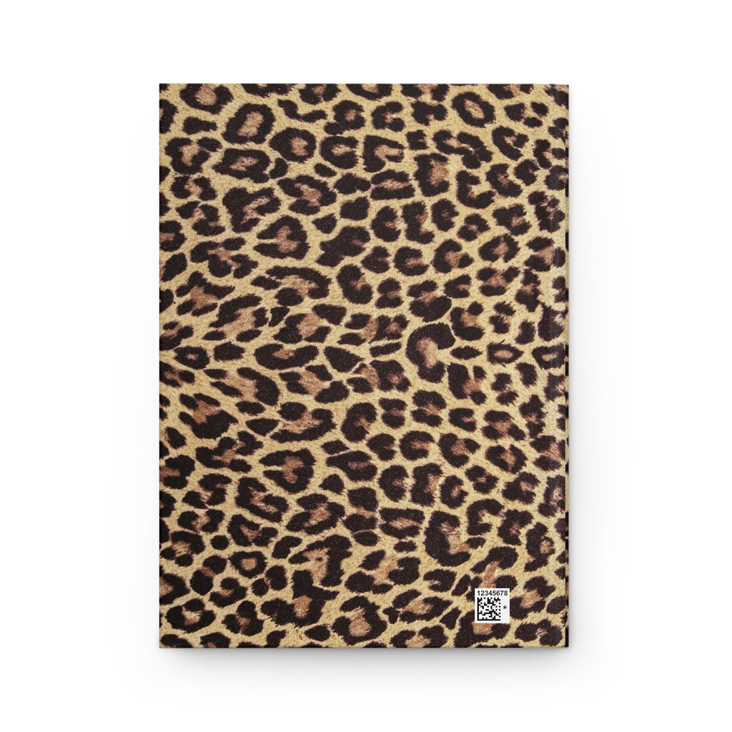 Leopard Print on Hardcover Journal Matte