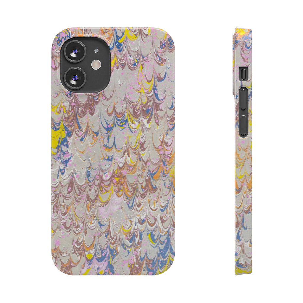 Multi-Color Italian Marbled Designed, Slim Phone Cases, Case-Mate