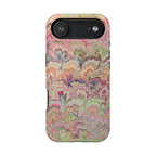 Marbled Pastel Pink and Green Impact-Resistant Phone Case for Apple + Samsung