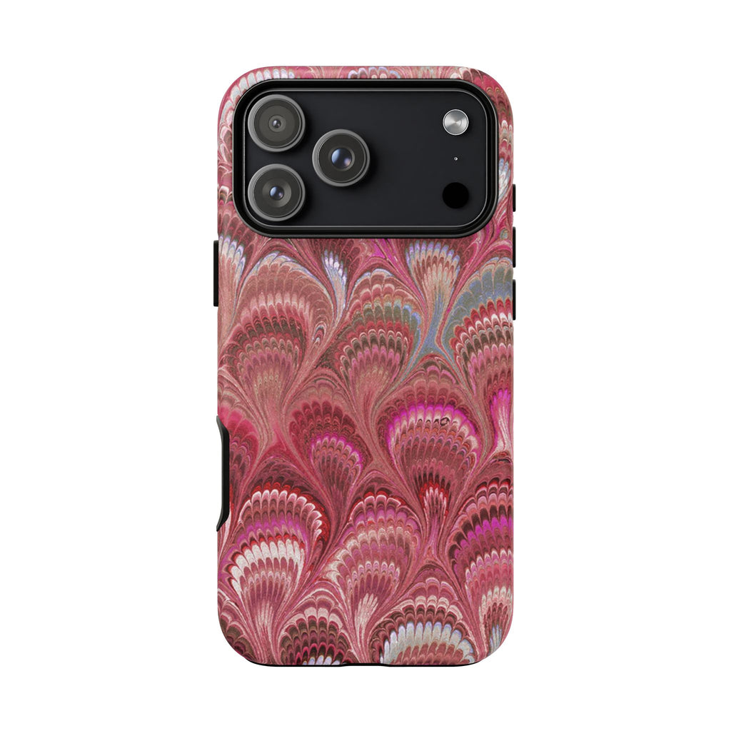 Shades of Pink Marbled Phone Case — Tough Protective Phone Cover